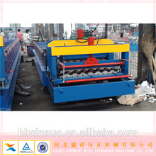 900/950 hojas de tejado de aluzinc de color acero rollo que forma la máquina hebei xinnuo material de construcción maquinaria